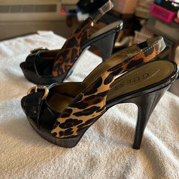 Guess Shoes - Guess Cheetah/Leopard Heels